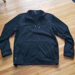 Men's Warrior Jacket, Black Pullover Large